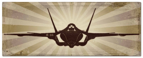 Planes-F-35-Metal-Sign