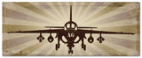 Planes A6 Intruder Metal Sign
