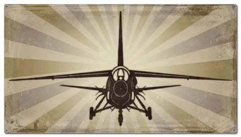 Planes F 8J Crusader Metal Sign