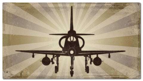 Planes A-4F Seahawk Metal Sign