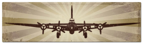 Planes B17 Metal Sign