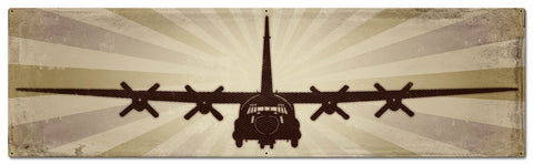 Planes C 130 Metal Sign