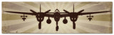 Planes Lightning Metal Sign