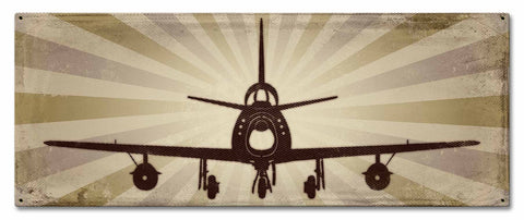 Planes F86F Sabre Metal Sign
