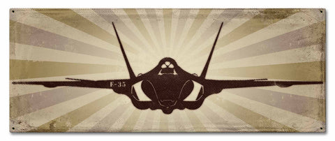 Planes F-35 Metal Sign