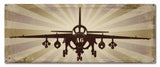Planes A6 Intruder Metal Sign