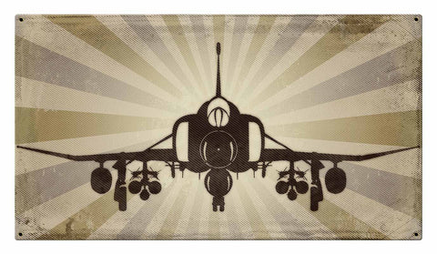 Planes Phantom Metal Sign