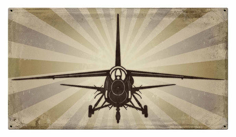 Planes F-8J Crusader Metal Sign