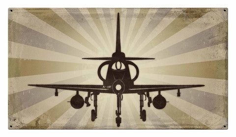 Planes A-4F Seahawk Metal Sign