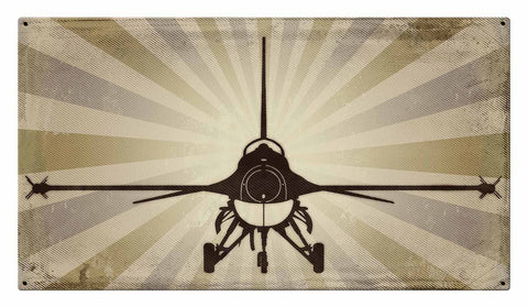 Planes F-16 Metal Sign