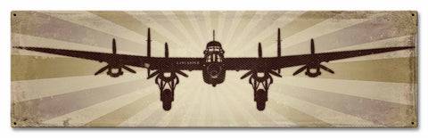 Planes Lancaster Metal Sign