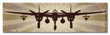 Planes Lightning Metal Sign