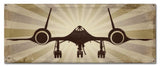 SR 71 Blackbird Metal Sign