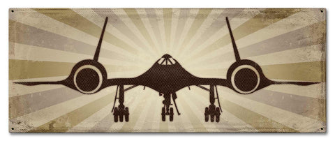 SR 71 Blackbird Metal Sign