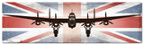 Planes Lancaster UK Flag Metal Sign