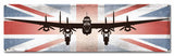 Planes Lancaster UK Flag Metal Sign