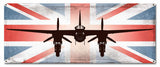 Planes Mosquito DH 98 UK Flag Metal Sign