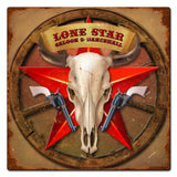 Lone Star Bar Metal Sign