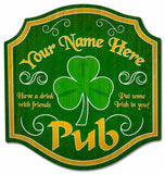 Irish Pub   Personalized Metal Sign