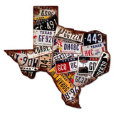 TEXAS LICENSE PLATES Metal Sign