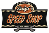 Speed Shop  46 x 30 Custom Shape - Personalized Metal Sign
