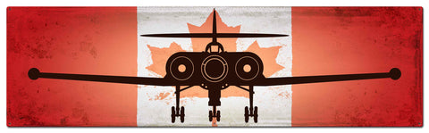 PSB398   Avro CF 100 Canuck Metal Sign