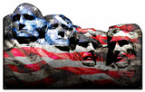 PSB414   Mount Rushmore Stars and Stripes Metal Sign