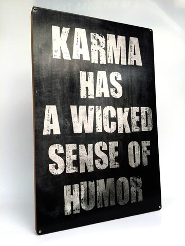 Karma-Metal-Sign