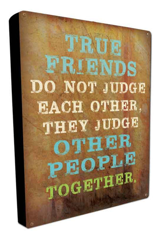 True-Friends-Vintage-Sign-Metal-Sign