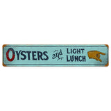 Oyster Lunch Vintage Sign Metal Sign
