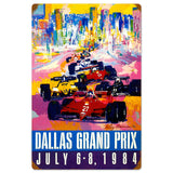 Dallas Grand Prix Vintage Sign Metal Sign