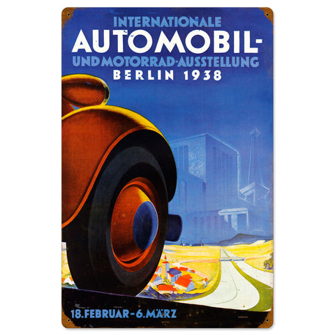 International Auto Vintage Sign Metal Sign