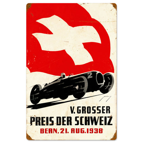 Swiss-Car-Race-Vintage-Sign-Metal-Sign