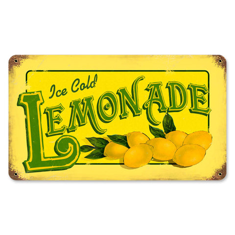 Lemonade Vintage Sign Metal Sign