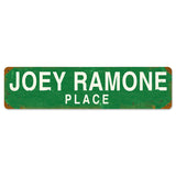 Joey Ramone Place Vintage Sign Metal Sign