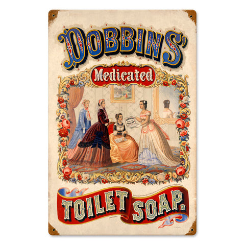 Dobbins-Medicated-Soap-Vintage-Sign-Metal-Sign