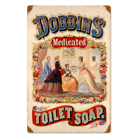 Dobbins Medicated Soap Vintage Sign Metal Sign
