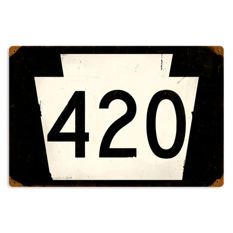 Route-420-Vintage-Sign-Metal-Sign
