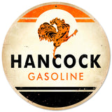 Hancock Gasoline Vintage Sign Metal Sign