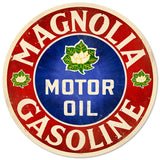 Magnolia Motor Oil Vintage Sign Metal Sign