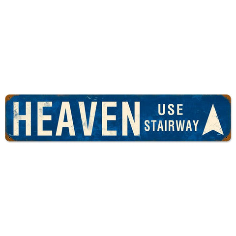 Heaven Stairway Vintage Sign Metal Sign