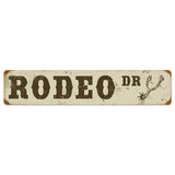 Rodeo Drive Vintage Sign Metal Sign