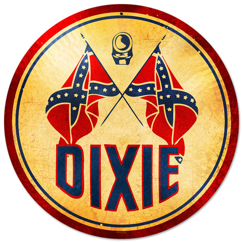 Dixie-Gasoline-Vintage-Sign-Metal-Sign