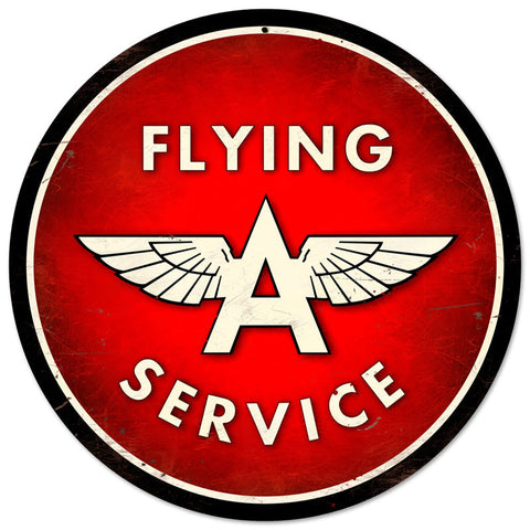 Flying A Service Vintage Sign Metal Sign