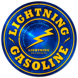 Lightning Gasoline Vintage Sign Metal Sign