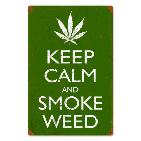 Keep-Calm-And-Smoke-Vintage-Sign-Metal-Sign