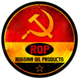 Rop Gasoline Vintage Sign Metal Sign