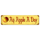 Apple A Day Vintage Sign Metal Sign