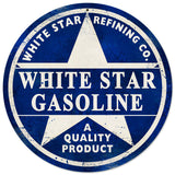 White Star Gasoline Vintage Sign Metal Sign