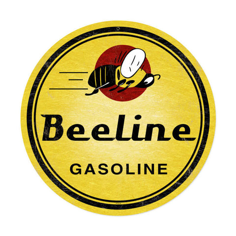 Bee-Line-Gasoline-Vintage-Sign-Metal-Sign